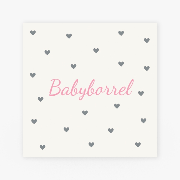 babyborrel hartjes