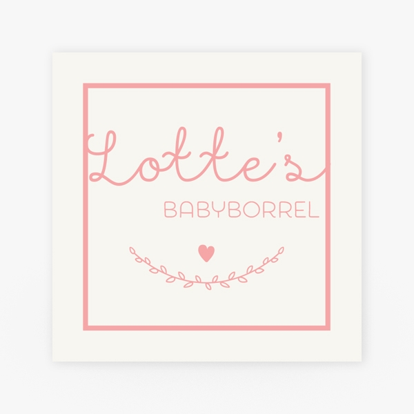 Babyborrelkaart Lotte