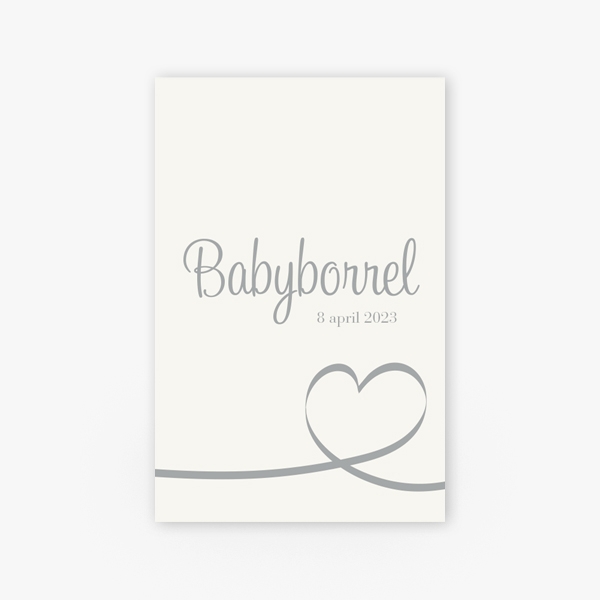 KB404 babyborrelkaart