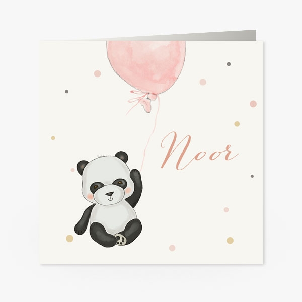 Panda met ballon - Noor