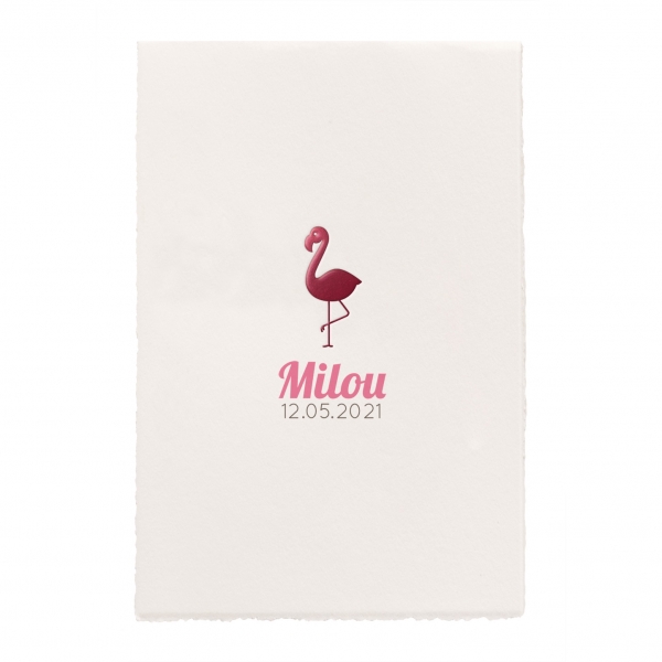 Roze flamingo