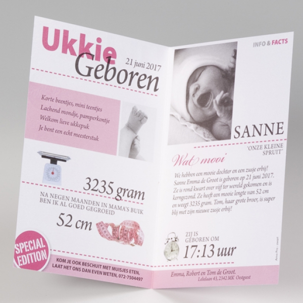 Ukkie roze