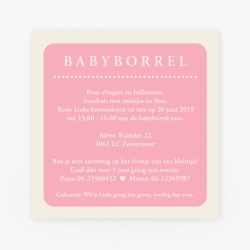 Babyborrel roze