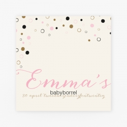 Babyborrelkaart Emma