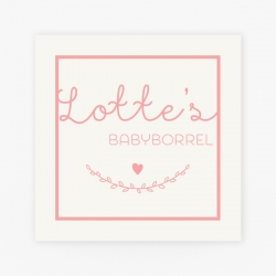 Babyborrelkaart Lotte