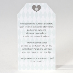 Buromac Baby Folly - Label voor een kraamborrel