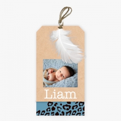 La Carte Exclusief - Luipaardprint label Liam