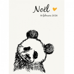 Poster 1 panda Nol