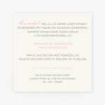 La Carte Exclusief 2 - Babyborrelkaart Annabel