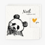 La Carte Exclusief 2 - Drieluik getekend panda Nol