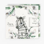 La Carte Exclusief 2 - drieluik stans watercolor zebra botanisch