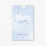 La Carte Exclusief 2 - hoesje blauw met uitschuif kaart