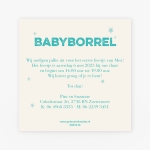 La Carte Exclusief 2 - KB456-J babyborrelkaart