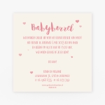 La Carte Exclusief 2 - KB456-M babyborrelkaart