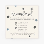 La Carte Exclusief 2 - Kraamborrel - sterren silhouet