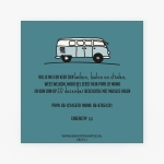 La Carte Exclusief 2 - Kraamborrelkaart met een VW bus